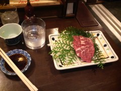 馬刺し! 馬刺し!