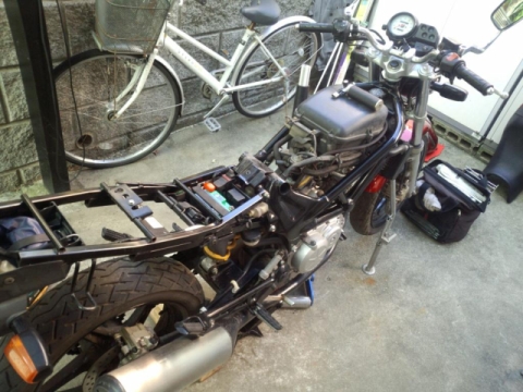 タンク外したよー タンク外したよー